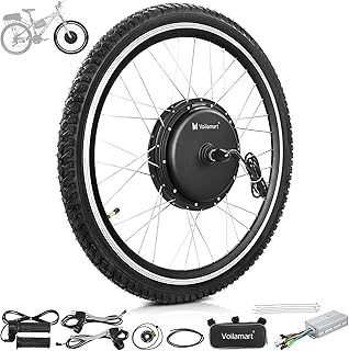 Voilamart Electric Bicycle Hub Motor Front Wheel Conversion Kit 26