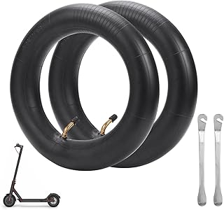 (2-Pack) 10x2.50 Thicker Inner Tubes for Electric Scooters and Mini Bikes(Includes 2 Tire Levers for Easy Replacement).Ple...