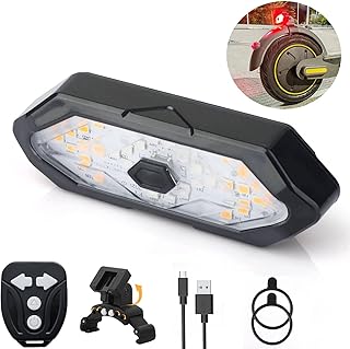 FXINRUIA E Scooter LED Turn Signal / Rear Light Scooter Indicator with Remote Control Compatible with Max G30 Series Elect...