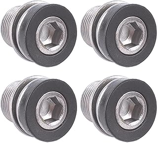 Auto-plaza 4X Bicycle E-Bike M15 Crank Arm Bolts ISIS Crank Screws Compatible with Bosch E-Bike Drives Brose