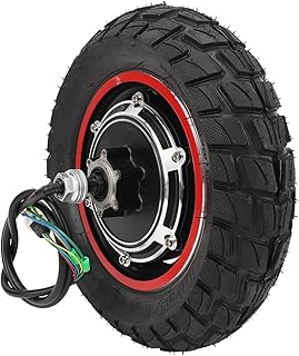 Electric Scooter Hub Motor, 48V 800W 10 Inch Hub Motor, Rear Drive Wheel Electric Scooter Wheel Hub Brushless Motor Conver...
